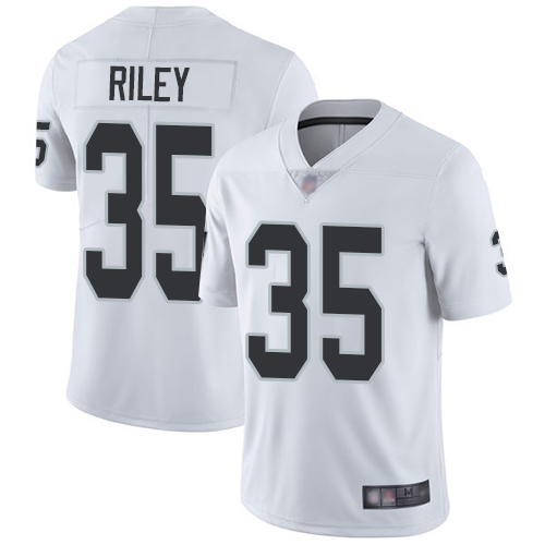 Men Oakland Raiders Limited White Curtis Riley Road Jersey NFL Football 35 Vapor Untouchable Jersey